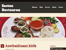 Tablet Screenshot of faetonrestaurant.ee